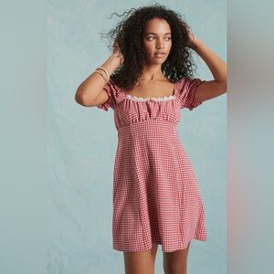 Miss Selfridge Gingham Babydoll Minidress